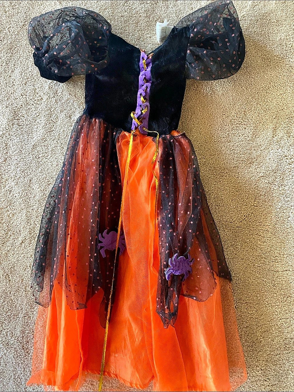 Rubie's Orange & Black Halloween Costume Girls Toddler